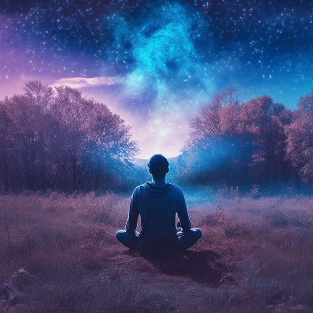 indigo aura meditation