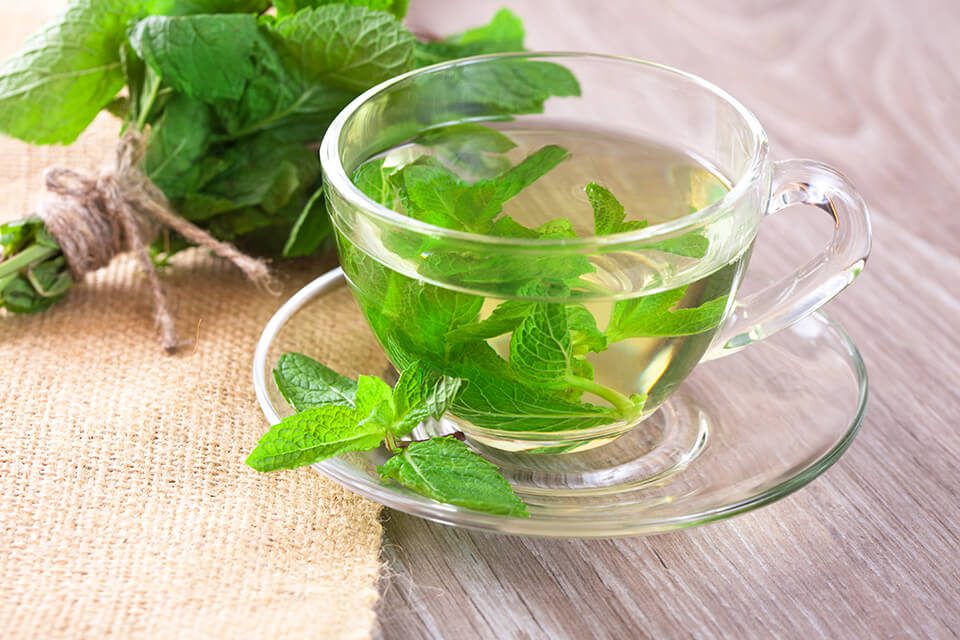 Mint is a great tea for anxiety