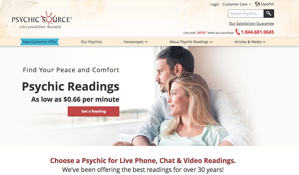 Psychic Source Psychic reading site